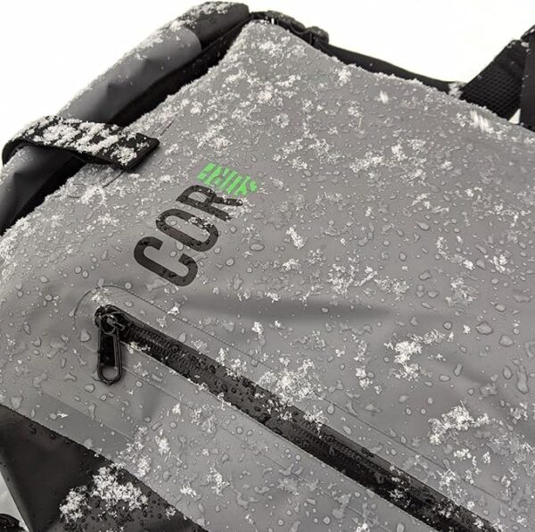 COR Surf Waterproof Dry Bag Backpack - Roll Top Drybag with Padded Laptop Sleeve, Has Welded Seams and Ergonomic Shoulder Pad, Ideal for Boating, Hiking, Kayaking, and More, Available in 25L and 40L - Image 4